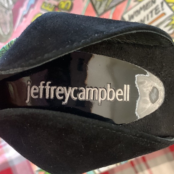 Vintage Jeffrey Campbell platform chunky heels 36 preowned fits like a 5.5 6 - Picture 11 of 13